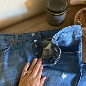 High Rise Button Fly 501 LEVI’S